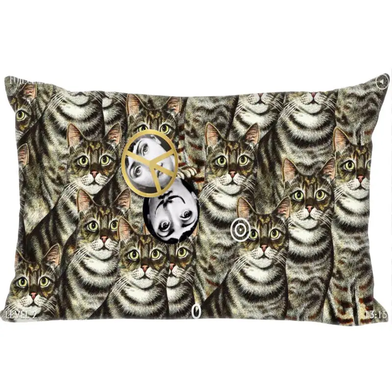 Новое поступление, Лучший милый чехол для подушки rosenthal Piero fornasetti, прямоугольная Наволочка на молнии, индивидуальный чехол для подушки 45x35 см(с одной стороны), Прямая поставка - Цвет: 23