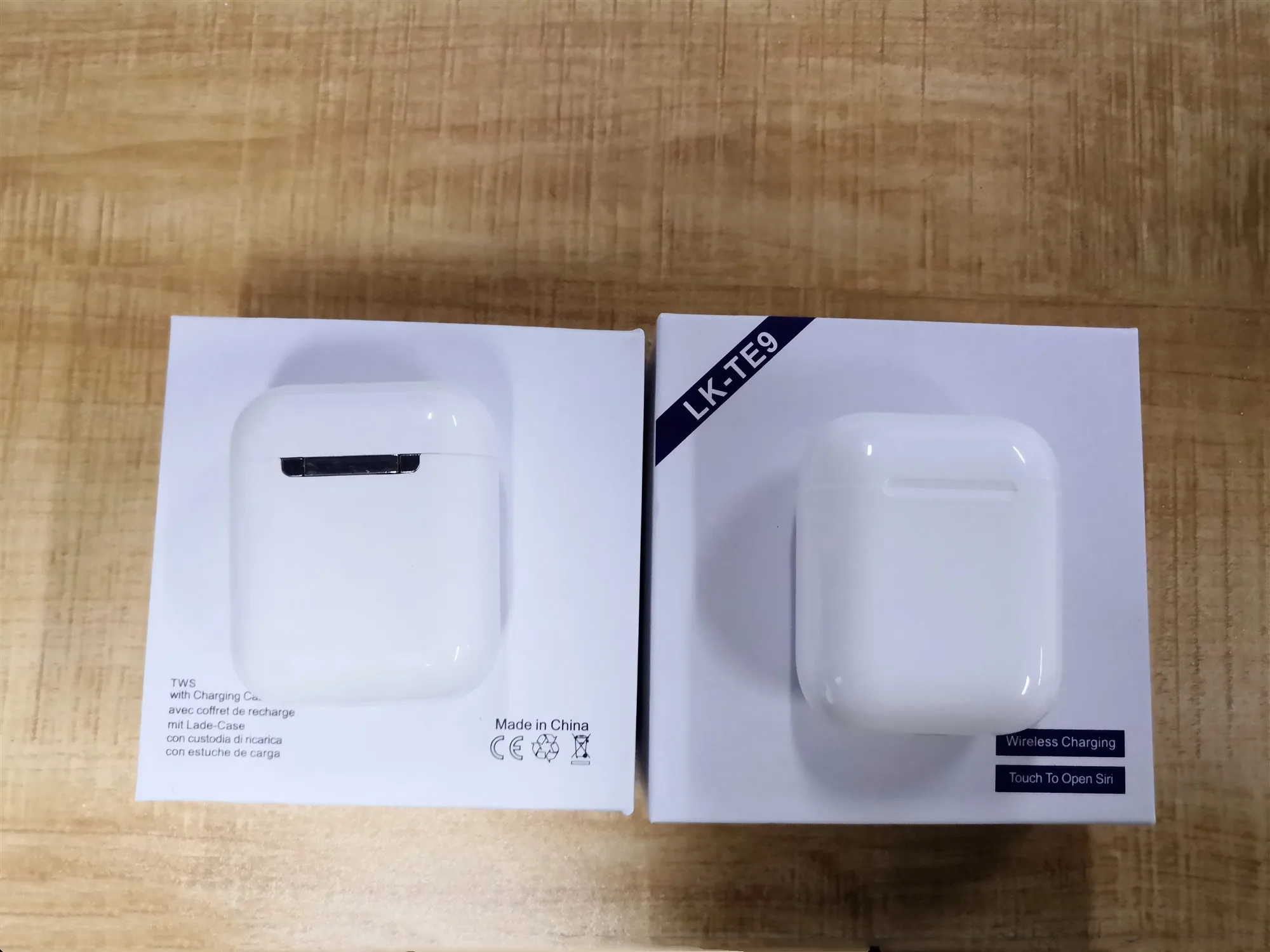 Новые LK TE9 i14TWS с сенсорным управлением беспроводные Bluetooth 5 0 тяжелые объемные 3D