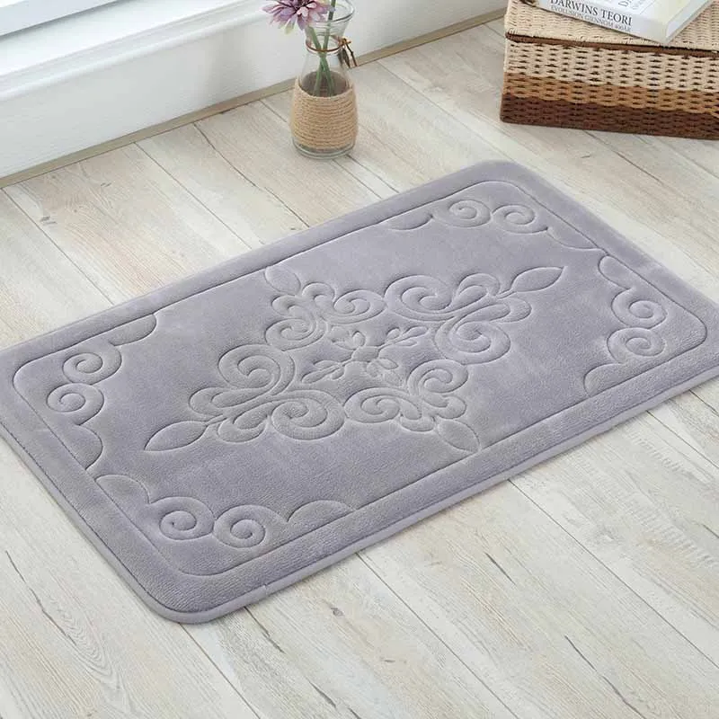 Anti-slip Anti-fatigue Bathroom Kitchen Floor Mat Entrance Doormat Washable Balcony Area Rug Living Room Bedroom Carpets