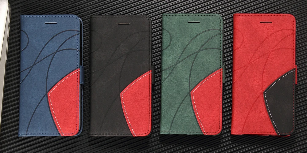 Leather Flip Cover Samsung Case