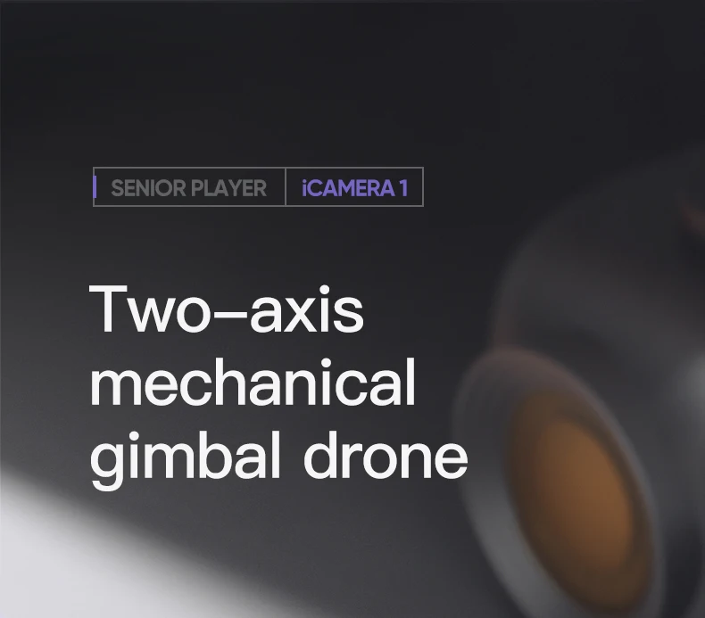 JINHENG iCamera1 GPS Drone, SENIOR PLAYER iCAMERA 1 Two-axis mechanical gimba