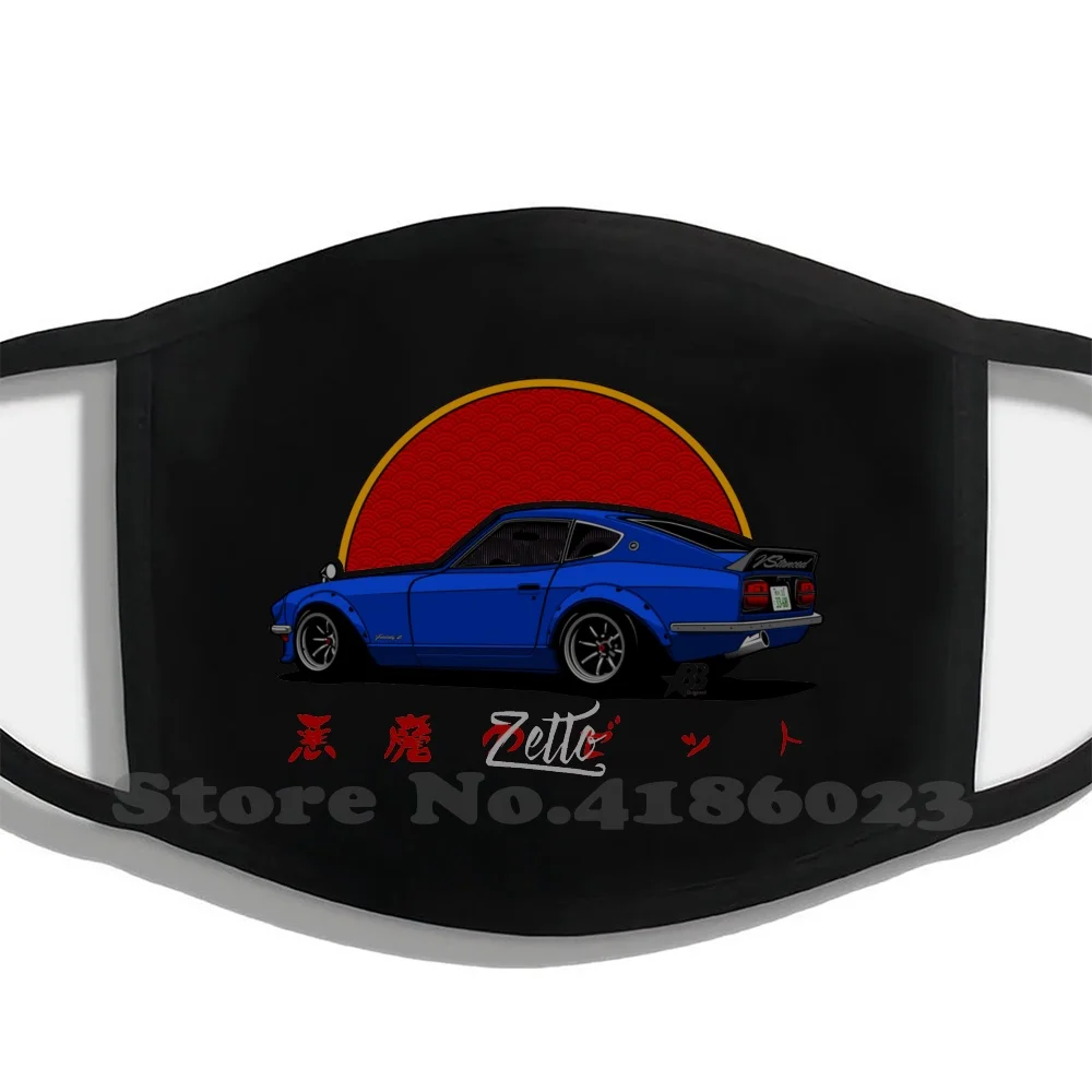 Забавная крутая хлопковая маска Devil Zetto для Nissan Datsun 240Z 260Z 280Z S30 Fairlady Fairladyz Z432 Kpgc10 300Zx