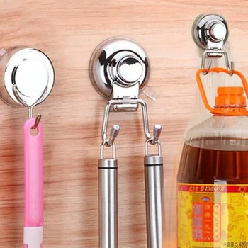 

Punch Free Coat Hook Multi Function Powerful Kitchen Bathroom Bathroom Vacuum Seamless Suction Cup Hook