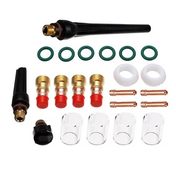 

23 Professional Argon Arc Welding Torches WP-17/18/26 For Pyrex Cup #10 4 With K Woodworking Accessories