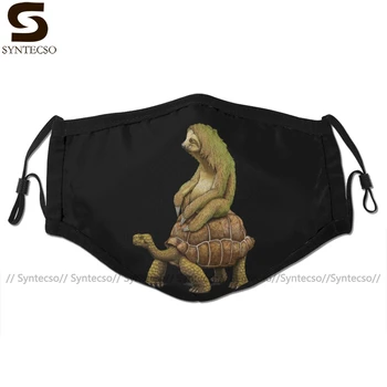 

Turtle Mouth Face Mask Speed Is Relative Facial Mask Funny Kawai with 2 Filters for Adult