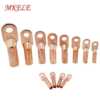 

DT-10 DT-16 DT-25 DT-35 DT-50 DT-70 DT-95 DT-120 Cable Wire Connector Copper Crimp Terminal Cable Terminal Tube