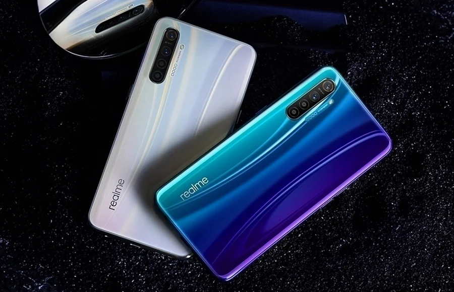 Realme X2 Moblie Phone Snapdragon 730G 8GB+128GB 64MP Camera 6.4''FHD NFC OPPO Cellphone VOOC 30W Fast Charger 4G Smartphone