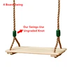 Solid Wood Swing Adult Kids Sensory Toys Family Outdoor Games Tree Swings Preshool Indoor Swing Chair Wooden Load Bearing 150kg 4