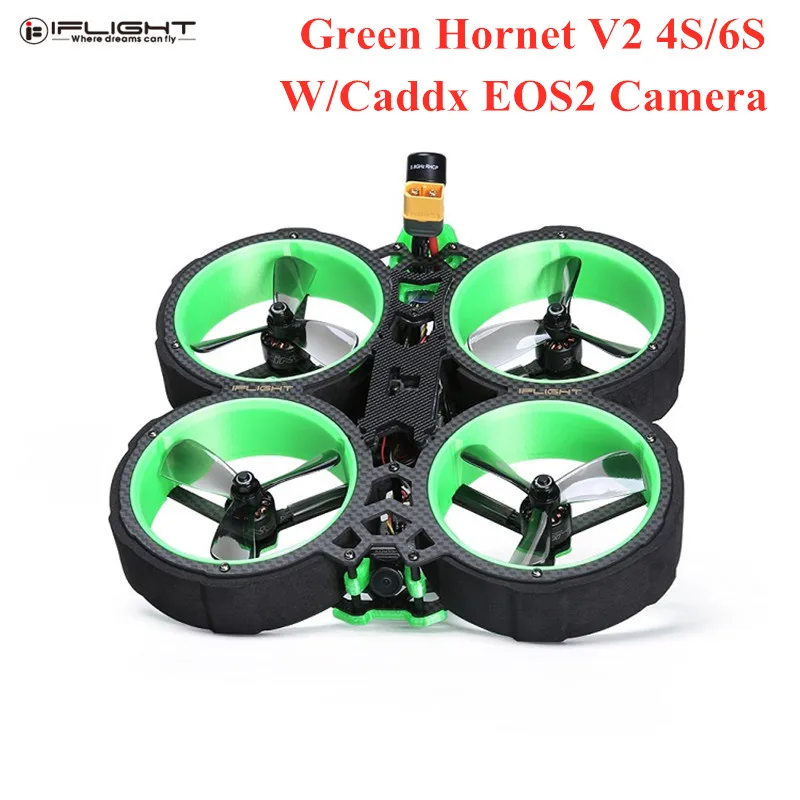 IFlight Green Hornet V2 4S/6S 145 мм 3 дюйма sucex E mini F4 FC 35A 4in1 ESC FPV гоночный Дрон PNP BNF RC вертолетный