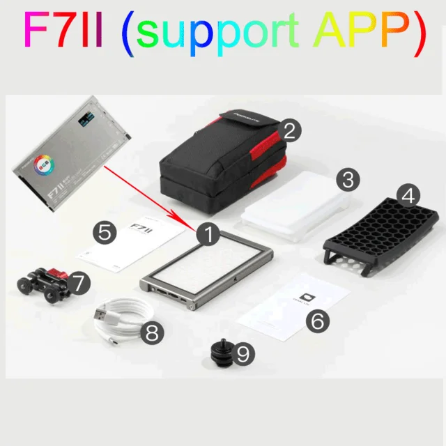 ファルコンアイズF7 ii 12 3wミニポケットrgb ledライトカメラ
