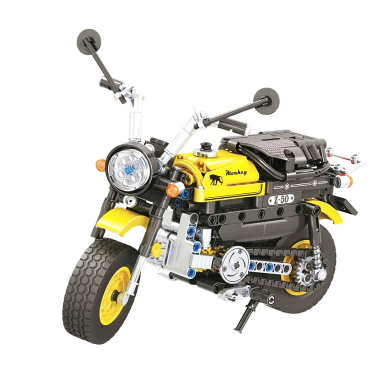 Billig 7071 402 stücke Legoinglys Technik Mini Motorrad Motorrad baustein diy Ziegel Modell Bricks Intelligente Spielzeug für Kinder