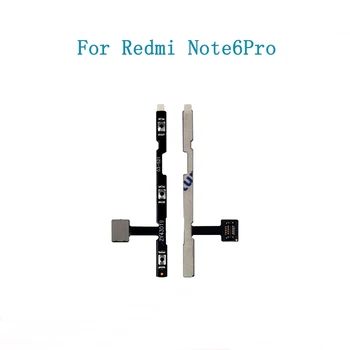 

50pcs/lot For Xiaomi Redmi Note6Pro Volume Switch On Off Button Flex Cable Volume Up Down Key Cable Replacement Parts