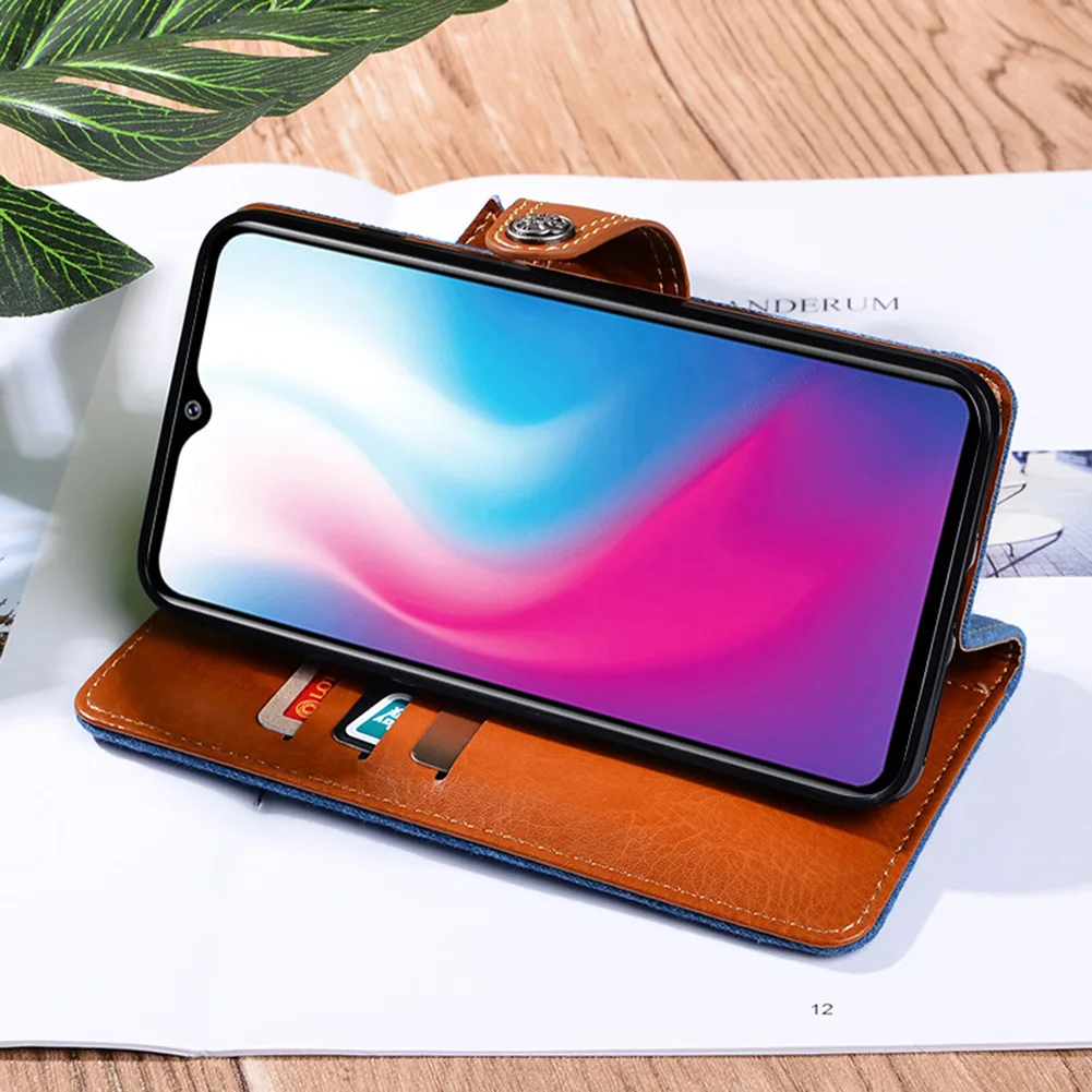 Кожаный флип-чехол для телефона в ковбойском стиле, чехол для Vivo Y91, 6,22 дюймов, держатель для карт, чехол-кошелек для Vivo Y95, чехол Hoesje Funda