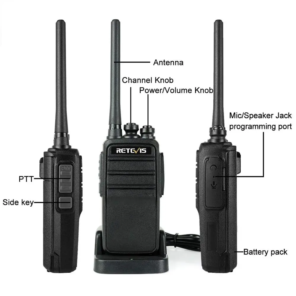 Retevis RT53 DMR цифровая рация 2 Вт UHF DMR радио двухстороннее радио Comunicador трансивер handsfree Walkie Talkies Ham радио