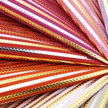 D20* 34 см плетение узоры Золотая фольга Bump текстура искусственная кожа для DIY ручной работы дома события сумки серьги, 1Yc9075