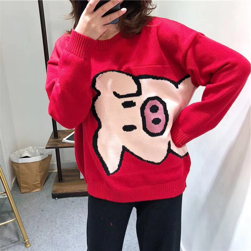 Spring Autumn New Women Pullover Sweaters O Neck