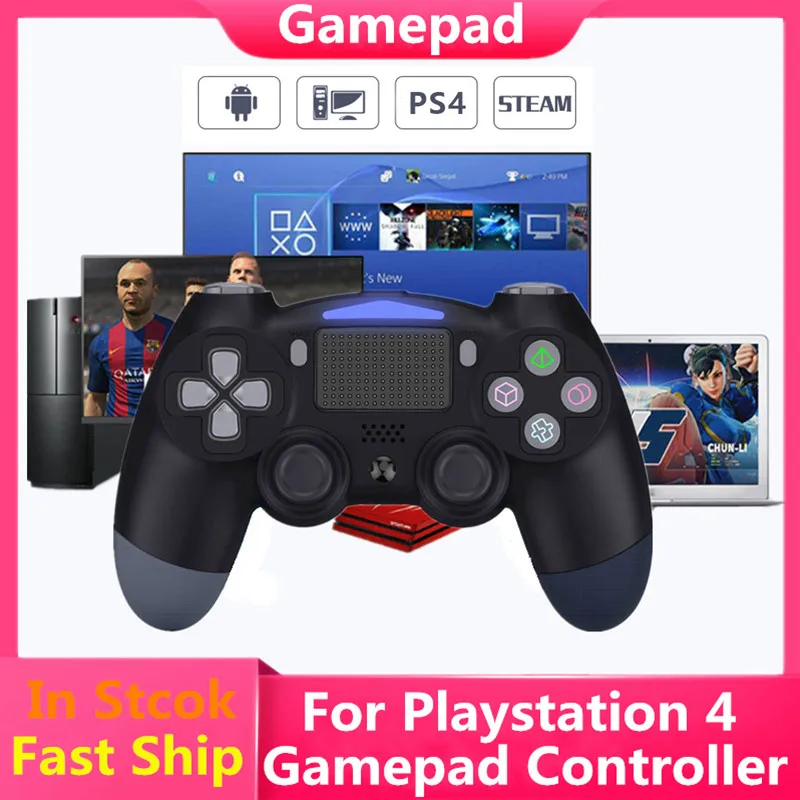 

Gamepad For Playstation 4 PS4 Controller Bluetooth Wireless Controller For PS4 Gamepad Fit for Dualshock 4 Vibration Joystick