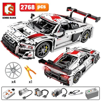

Sembo 2768pcs City Remote Control Sports Vehicles Building Blocks Creator Technic RC/non-RC Racing Car MOC Model Bricks Toys