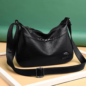 

Designer Brand Luxury Women Crossbody Bag 2020 High Quality PU Leather Famous Handbags Female Large Capacity Shoulder Bags Sac