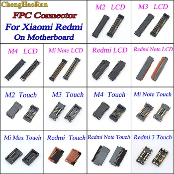 

1pcs Touch & LCD Display Screen FPC Connector for Xiaomi Mi 4 Mi4 Mi2 Mi3 Max Note Redmi Note Logic on motherboard mainboard