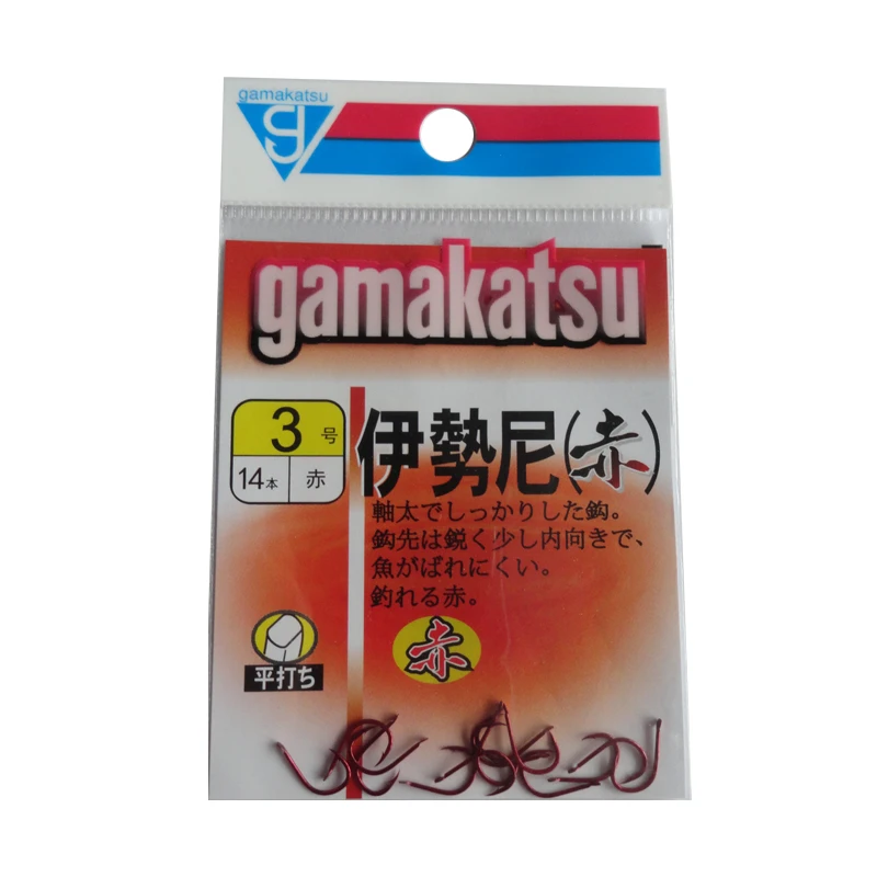 5 упаковок/партия Gamakatsu ISEAMA Крючки Карп рыболовные крючки сома Высокоуглеродистая сталь зазубренный крючок для рыбы Anzol Articulos De Pesca