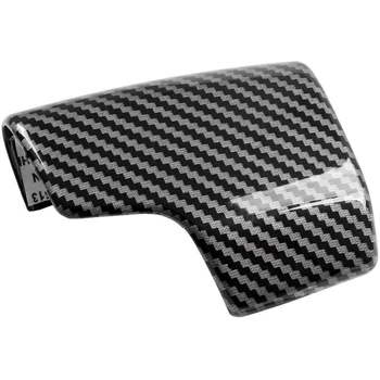 

Carbon Fiber Shift Knob Cover, Transmission Knob Cover, Gear Knob Trim Strip Gear Head Cover for A6 / A7 2019