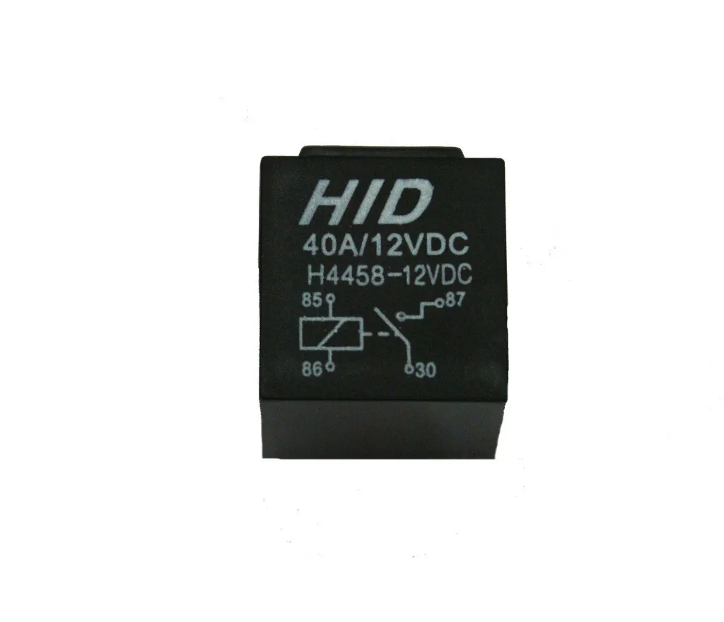 50 шт. 4Pin Автомобильный Ксенон свет hid-реле 40A 12VDC H4458-12VDC