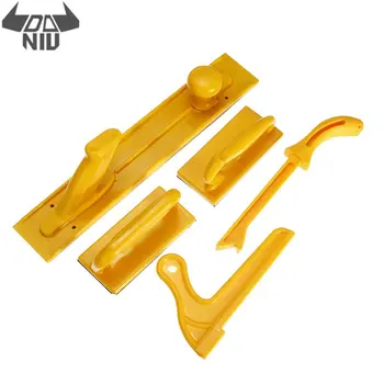 

DANIU Yellow 5Pcs/set Safety Push Block and Stick Set Oblique Straight Woodworking Router Table Tool for DIY Hand Tool