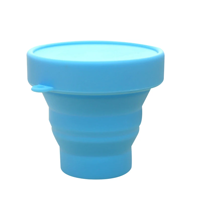 Складной стерилизатор для менструального стакана, специализированный стерилизатор силиконовой чашки, инструмент для женской гигиены, стерилизатор - Цвет: Синий