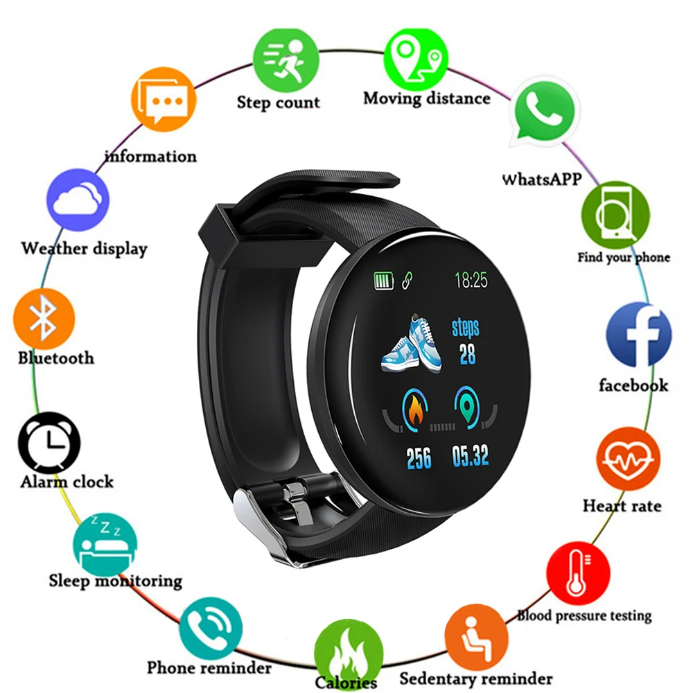 

Health Bracelet Heart Rate Blood Pressure Smart Band Fitness Tracker Smartband Wristband honor mi Band 3 fit bit Smart Watch