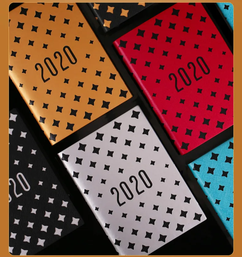 

A5 Creative Agenda 2019 2020 Schedule Planner Notebook Daily Efficiency Time Management Notebook Office Diary Notebook Journal