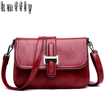 

Woman Bags 2020 Crossbody Bags For Women Fashion oil wax skin Ladies Leather Handbags Women Shoulder Bag Female Casual Tote Bag