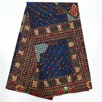 

Promotion african veritable ankara real wax print fabric african printed fabric 100% cotton Nigeria ankara by 6 yards/lots PR042