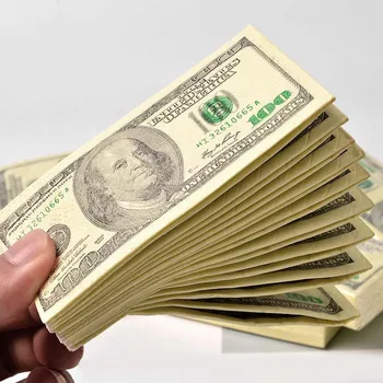 

10 Pcs/Set Creative Funny 100 Dollars Money Printed Paper Napkins Thick 3 Layers Toilet Bath Pocket Tissue Paper Party Supplies