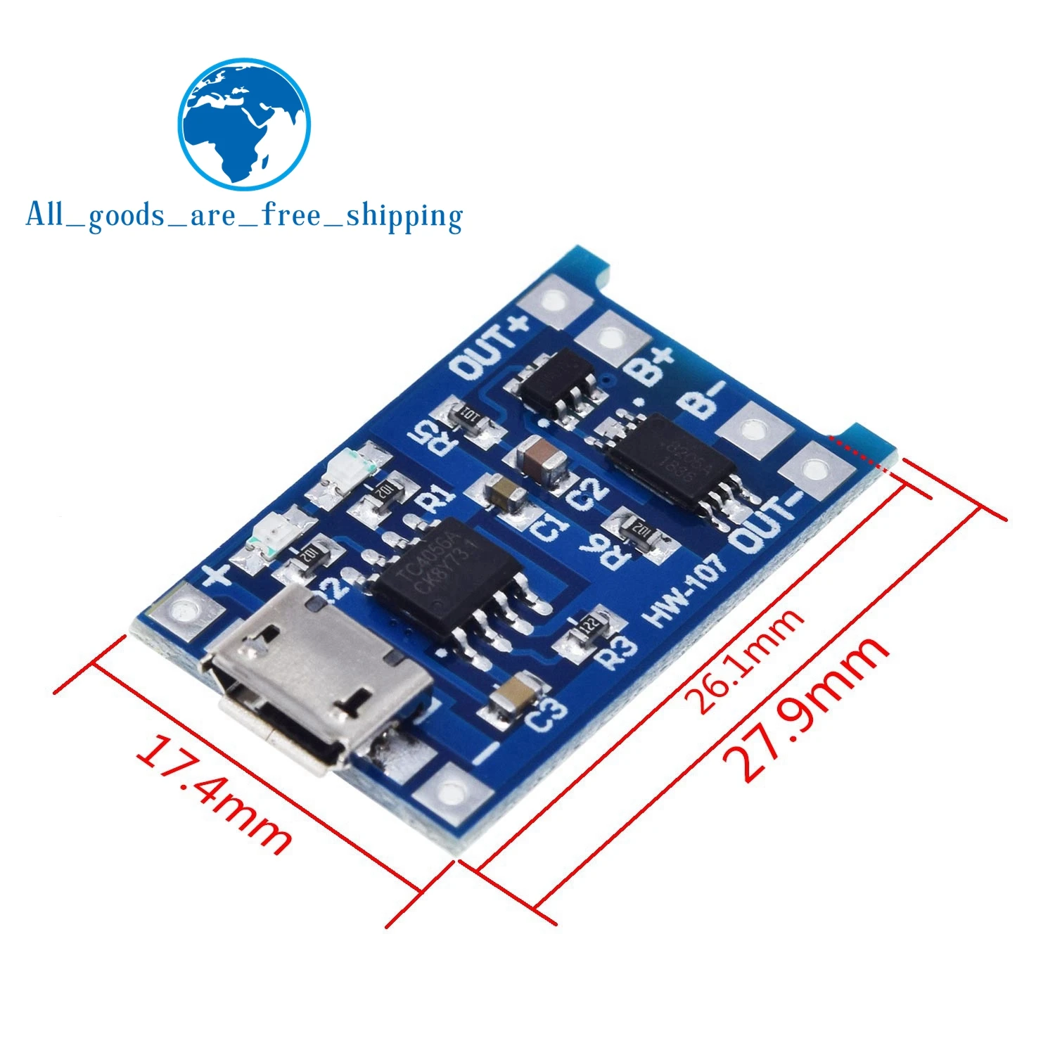 5個マイクロusb 5v 1a Tp4056リチウムバッテリー充電器モジュール充電ボード保護デュアル機能1aリチウムイオン Micro Usb Usb charging Board Aliexpress 5個マイクロusb 5v 1a Tp4056リチウムバッテリー充電器モジュール充電ボード保護デュアル機能1aリチウムイオン Micro Usb Usb charging Board Aliexpress