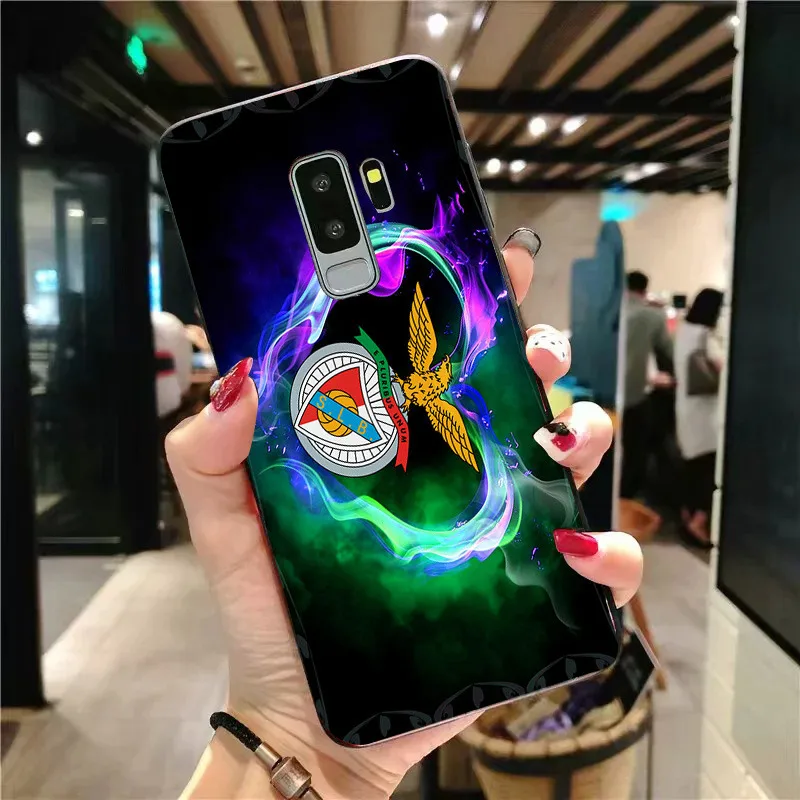 Чехол для телефона Benfica FC чехол для samsung Galaxy S10 S6 S7 Edge DIY прозрачный мягкий TPU для S9 A5 A7 A8 J3 J5 J7 Prime Note 9