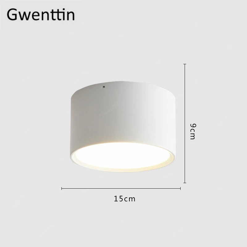 White Big Современная Люстра Черная Железная Plafonnier Led потолочные светильники для кухни для гостиной светильник с утопленным монтажом Домашний Светильник - Цвет корпуса: White Big