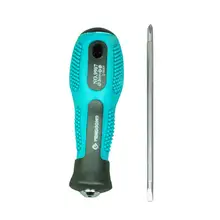 Dual-use 2-in-1 Screwdriver Removable Hand Tool Chrome Vanadium Steel Repair Tool Handle Flathead Screw Driver Hand Tool