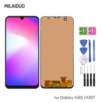 

6.4'' For Samsung Galaxy A50S A507F LCD Display Touch Screen Digitizer Assembly For Samsung A50s A507FN A5070 LCD Replacement