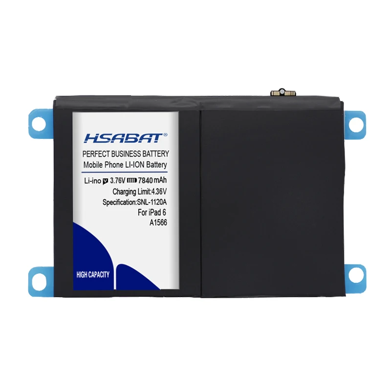 HSABAT 0 цикла 7840 мА/ч, Батарея для Apple iPad 6 Air 2 A1547 A1566 A1567 высокое качество запасной аккумулятор