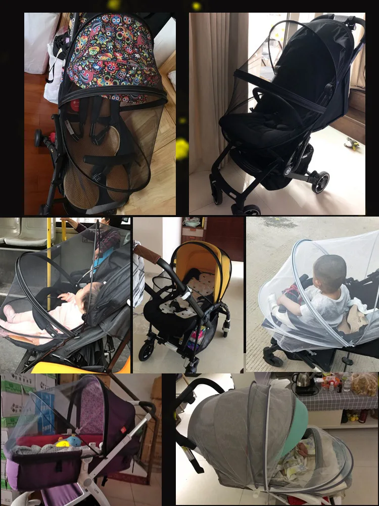 Летучая защита от насекомых Аксессуары Детская кроватка Летняя Сетка Багги