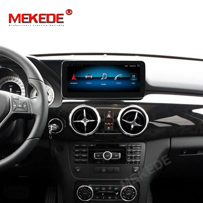 MEKEDE 12 5 дюймов Автомобильный экран плеер для Benz GLK Class X204 2008 2015 с gps Навигатором