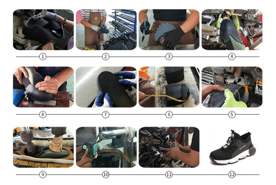 37-46 Outdoor Construction Work Safety Boots Men's Boots Casual Shoes AIR Mesh Cushion Non-slip Wear-resistant Designer Sneakers