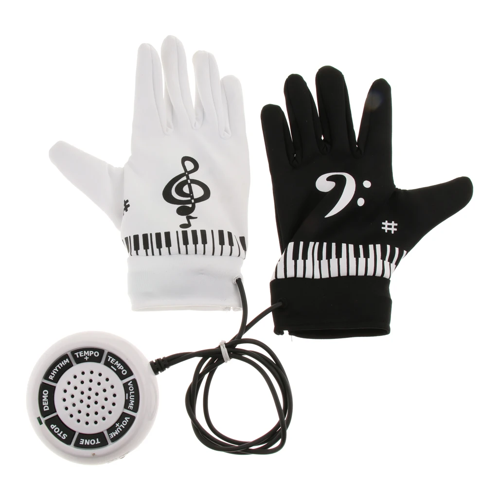 

1 Pair Electronic Piano Gloves Keyboard for Toy Gift - Play Piano on Any Surface