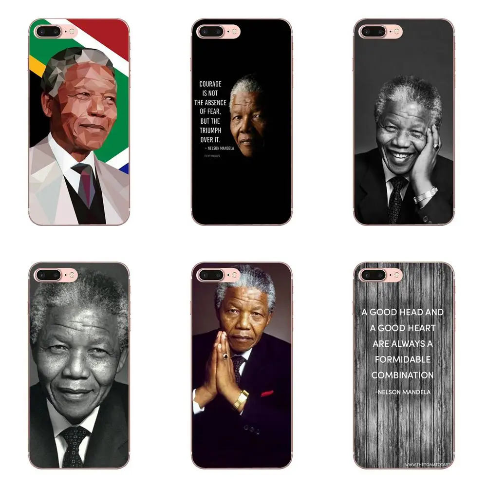 Тонкий чехол с модным дизайном Nelson Mandela для Huawei P7 P8 P9 P10 P20 P30 Lite Mini Plus Pro Y9 Prime P Smart Z 2018