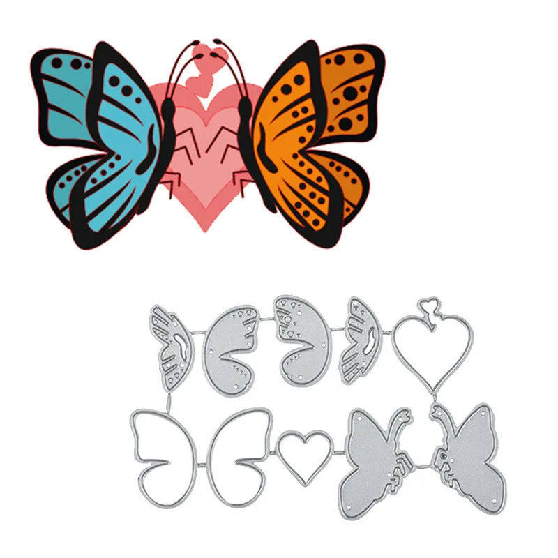 

Naifumodo Butterfly Dies Metal Cutting Dies New 2019 for Card Making Scrapbooking Embossing Cuts Stencil Craft Dies Album Decor