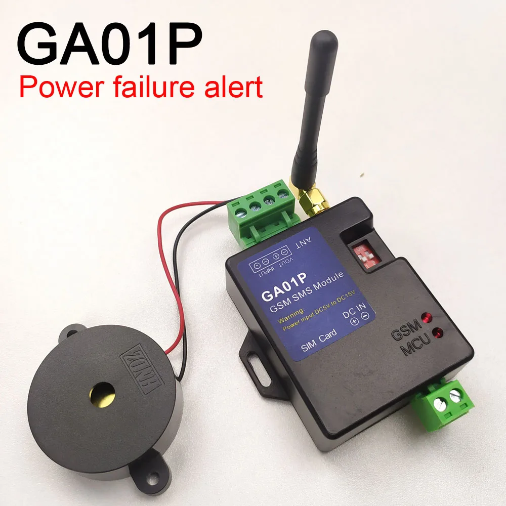 

Single input GSM Alarm System SMS Burglar Intruder Alarm GA01P GSM SMS Controller Alarm Home Security Power failure alert