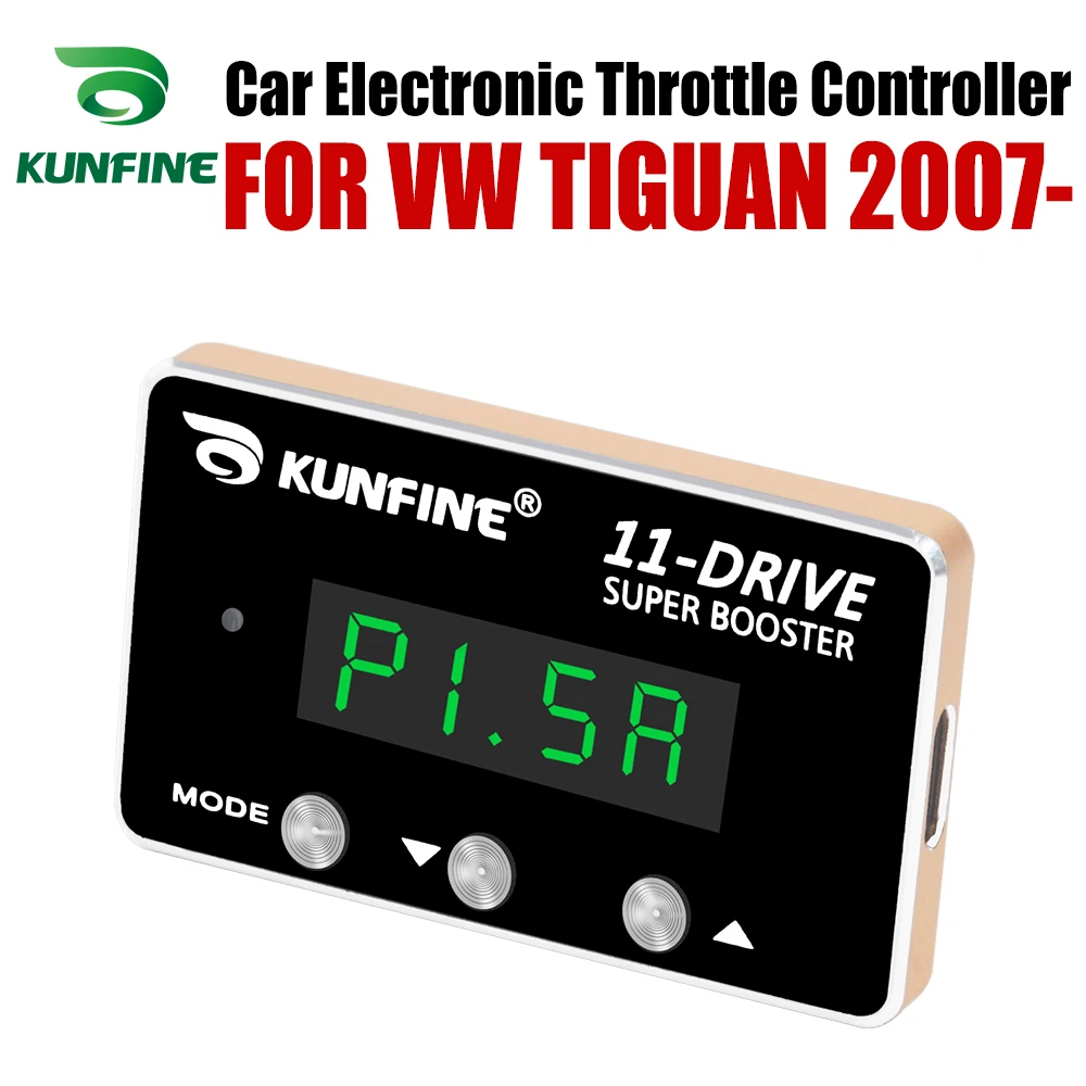 

KUNFINE Car Electronic Throttle Controller Racing Accelerator Potent Booster For VW TIGUAN 2007-After Tuning Parts 11 Drive