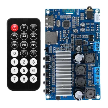 

TPA3116 50Wx2 bluetooth High Power Amplifier Remote Control Dual Channel Digital Power Amplifiers U disk TF Card Decoding Board