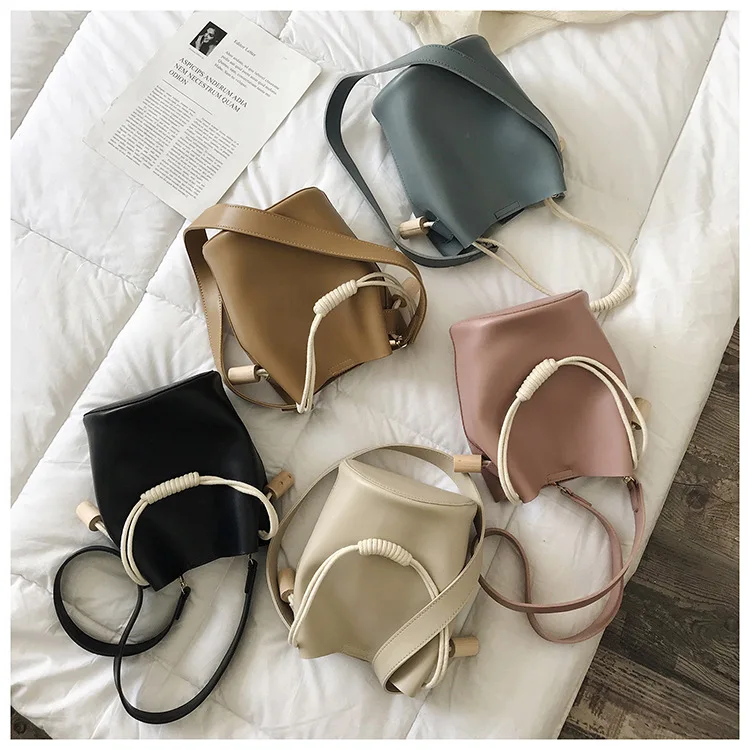 Summer Bucket Bag Two-piece Mother Bag Handbag Fashion Single Shoulder Oblique Satchel Bag